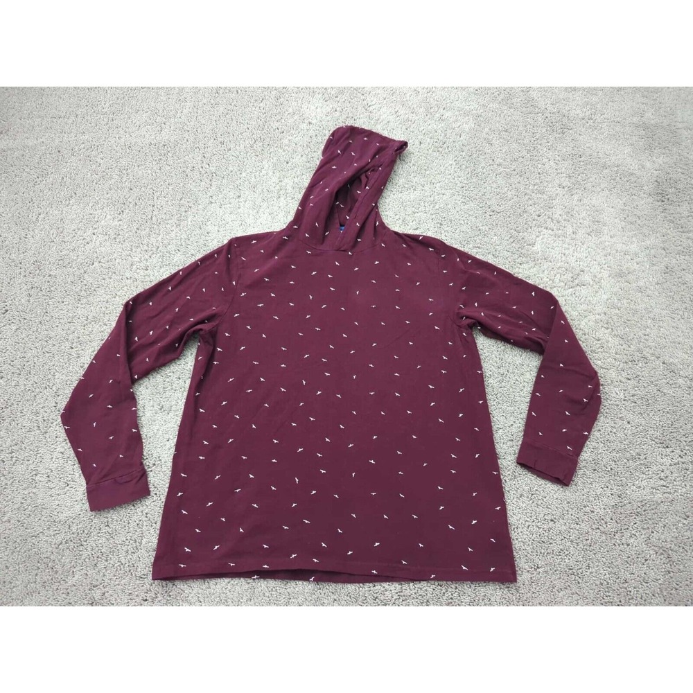 Denim &‎ Flower Pullover Hoodie Mens Large Long Sleeve Casual Ricky Singh